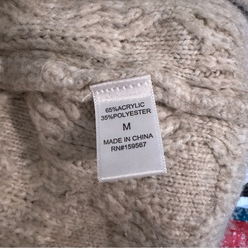 Sweet Republic Medium Oatmeal Sweater - Picture 7 of 7